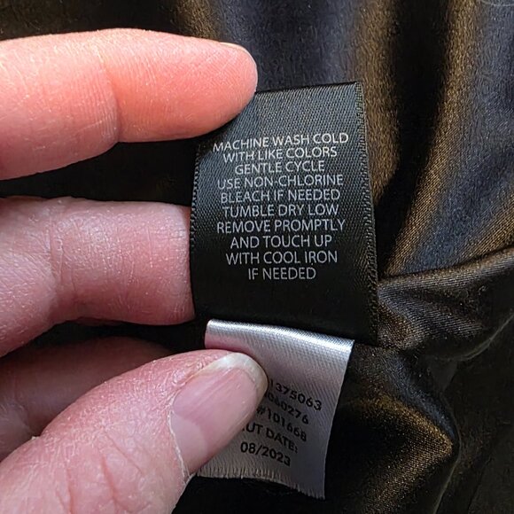 Long Black Vest with Tie Up Belt from Torrid, size 2 - Picture 9 of 9